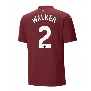 Manchester City Kyle Walker #2 Tredje Tröja 2024-25 Kortärmad